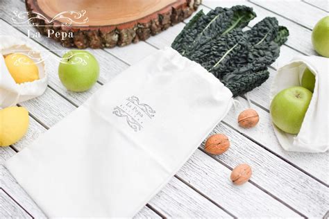 Eco Chic Set of 3 Reusable 100% Cotton Produce Bags Zero - Etsy