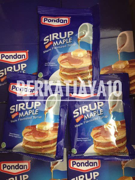 Jual Pondan Sirup Rasa Maple Ml Maple Flavoured Syrup Di Lapak