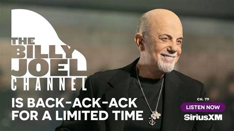 billy joel channel returns   month  july