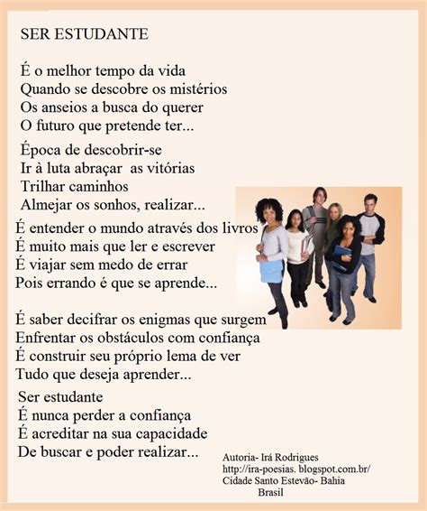 Poemas Sobre O Dia Do Estudante
