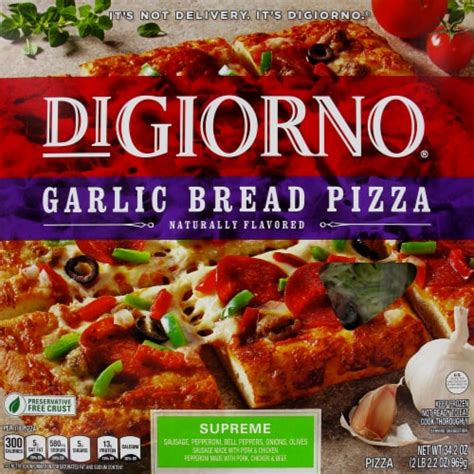 Digiorno Garlic Bread Supreme Pizza Oz Kroger