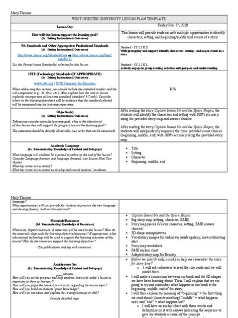 Bme Sequencing Pdf Reading Comprehension Special Education