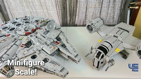 Lego Ucs Millennium Falcon Comparison With Minifigure Scale Ships