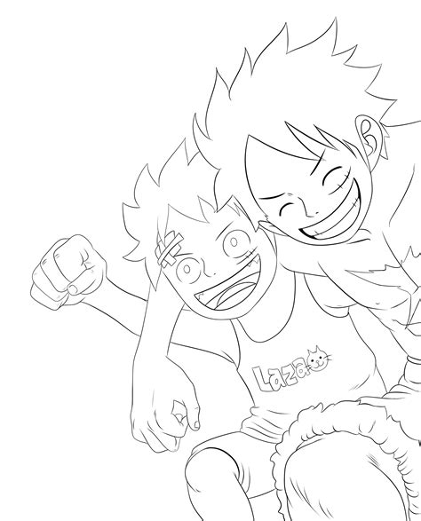 Lineart One piece magazine vol 8 by Mangaka402 on DeviantArt