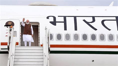 Watch Pm Modi Lands In Paris For Official Two Day Visit Bastille Day