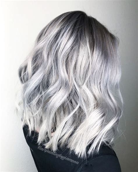 Lavender Silver Smoke Hair Color Colorxml