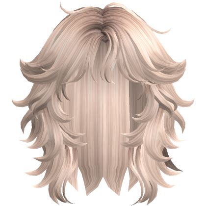 Platinum Blonde Layered Wolf Cut Roblox
