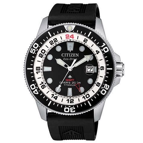 Citizen Diver S Eco Drive GMT Super Titanio BJ7110 11E Gioielleria Brior