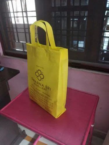 Handle Type Loop Handle Printed Jewelry Non Woven Bag For Shopping At