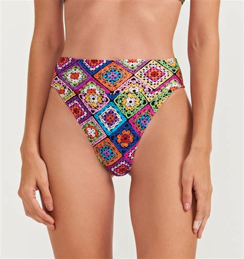 Bikini Bottoms Bottom Frame Blenda Granny Knit Brand Triya