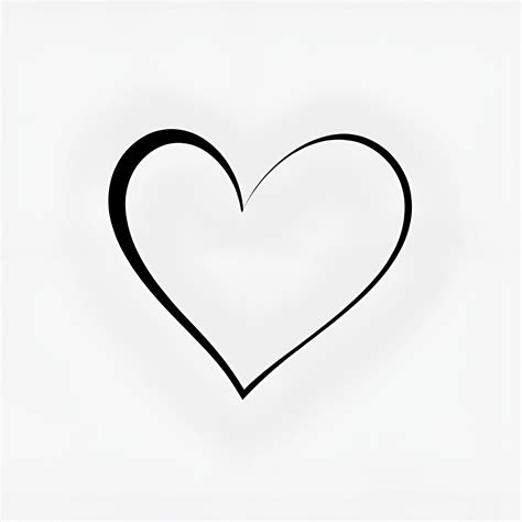 Minimalist Heart Drawing Free Download Ai Scribbles
