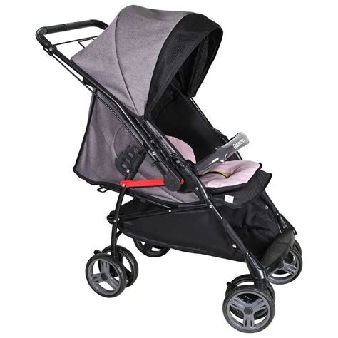 Carrinho De Passeio Bebê Maranello II Rosa Preto Galzerano BB Life