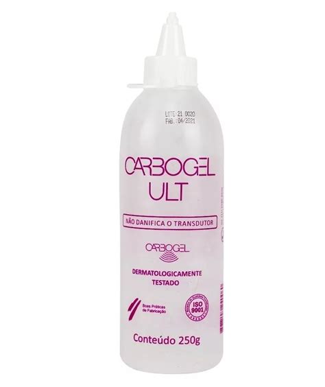 Gel Condutor Para Ultrassom 250 Gr Carbogel Dental Caliari