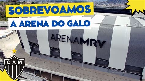 Imagens aéreas sobre o novo estádio do Clube Atlético Mineiro Arena