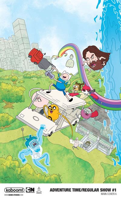 Adventure Time In First Crossover With Regular Show - Previews World