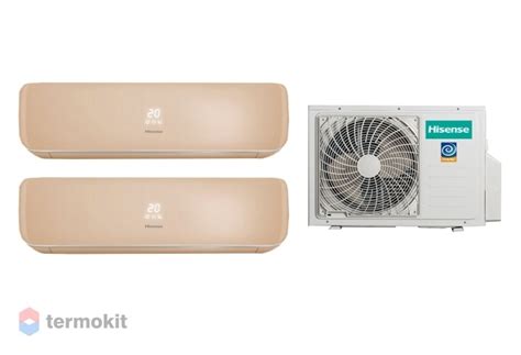 Мульти сплит-система Hisense на 2 комнаты (25+30 кв.м.) серия Premium ...