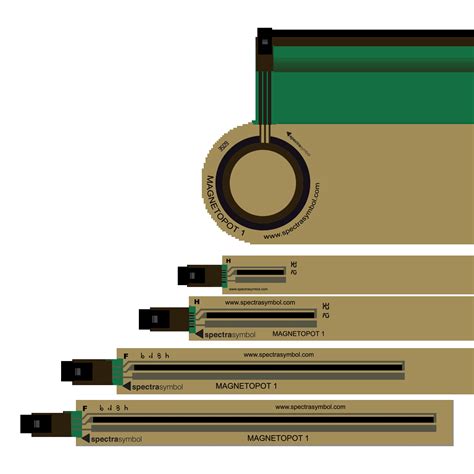 Contactless Magnetic Linear Potentiometers MagnetoPot