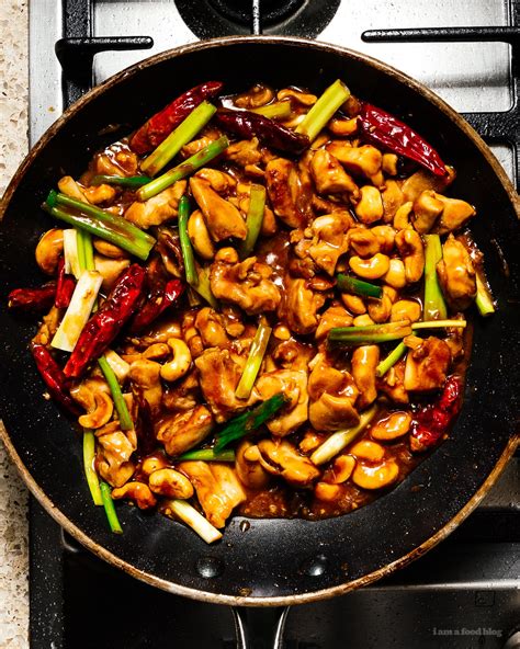 Better Than Takeout No Peanut Kung Pao Chicken Stir Fry Recipe · I Am A Food Blog I Am A Food Blog