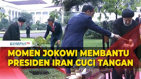 Potret Perlakuan Jokowi Membantu Presiden Iran Usai Bersama Tanam Pohon