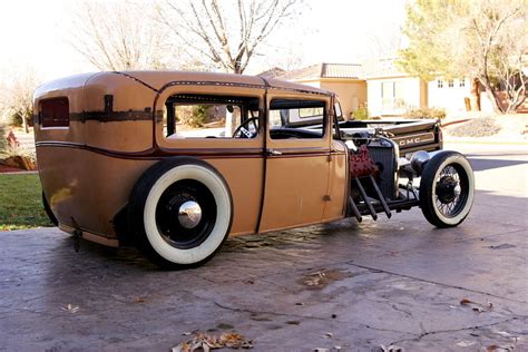 Ford Model A Tudor Sedan Hot Rod Rat Rod Traditional Flathead Classic Ford Model A