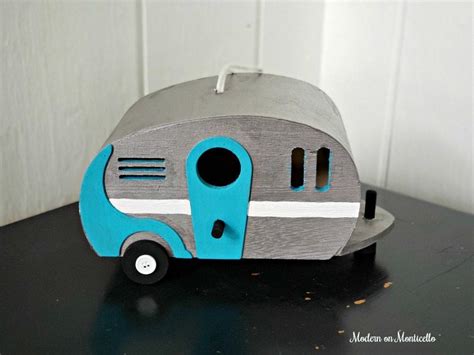 Retro Camper Birdhouse Modern On Monticello