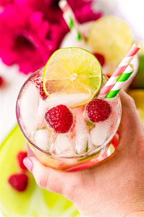 Best Ever Raspberry Lime Rickey Recipe Sugar And Soul