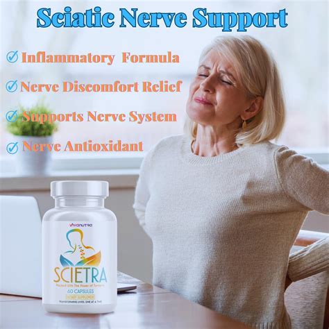Sciatic Nerve Health Support Supplement for Natural Relief - Vitamins