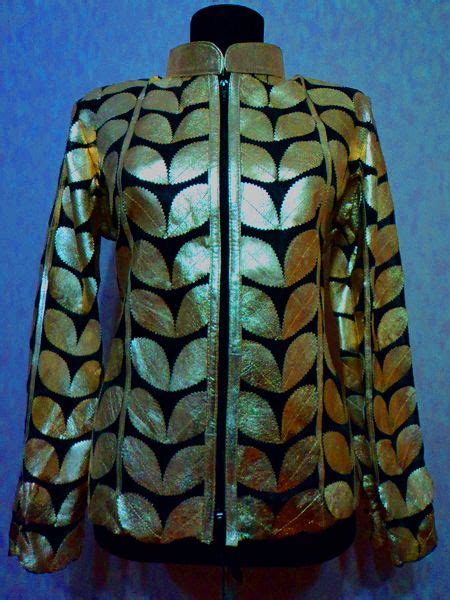 Leather Leaf Jackets for Women [ Design 01 ]