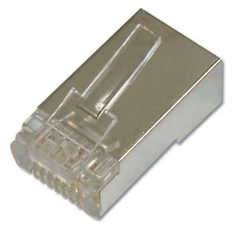 Conector Cat6 Apantallado Rj45 Macho 100unds