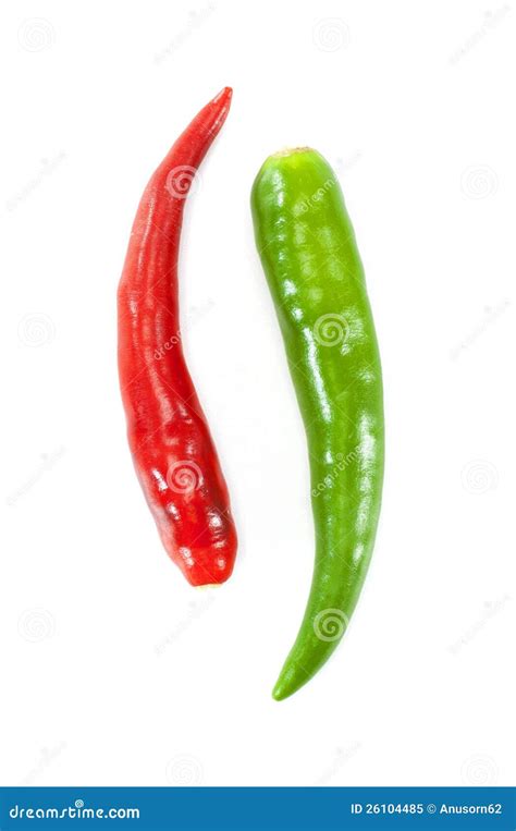 Red And Green Chili Pepper Stock Image Image Of Healthy 26104485