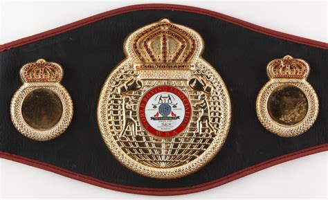 Floyd Mayweather Jr. Signed Full-Size WBA Championship Belt (Beckett W ...