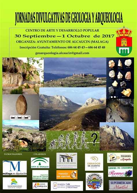 JORNADAS DIVULGATIVAS DE GEOLOGIA Y ARQUEOLOGIA Sociedad