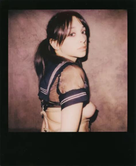 ORIGINAL ART NUDE Polaroid Picture By Herr Merzi 292 Shibari Olivia