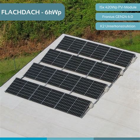 PV Komplettset Flachdach 6kWp Jetzt Bestellen Nic E Shop