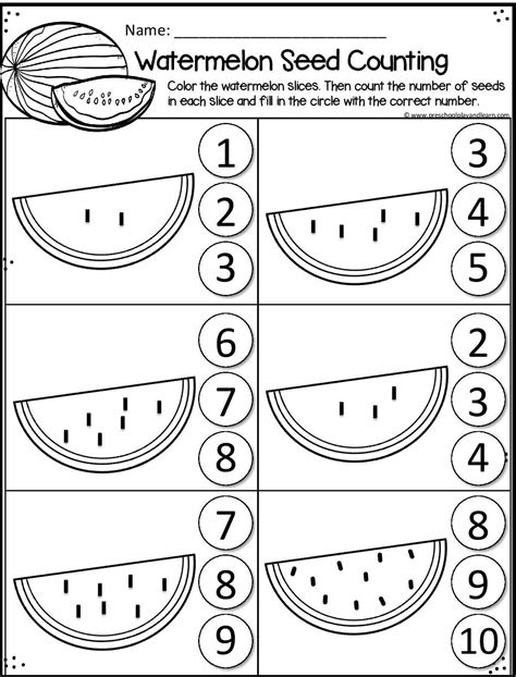 Summer Worksheet Math