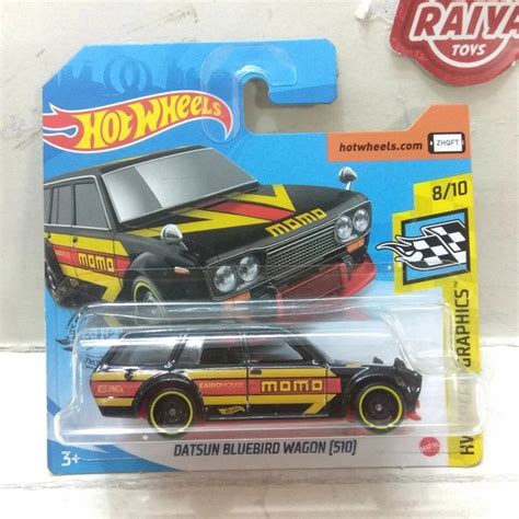 Jual Hot Wheels Datsun Bluebird Wagon Momo Hitam Black Varian Grill Kotak Tipis Shopee