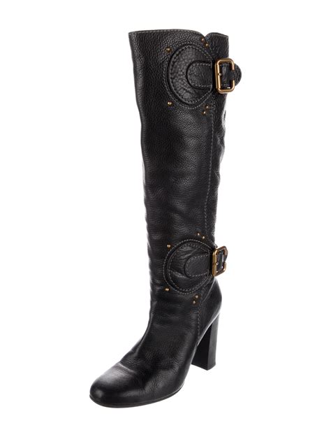 Chloé Elyse Walker Boots Black Boots Shoes CHL21780 The RealReal