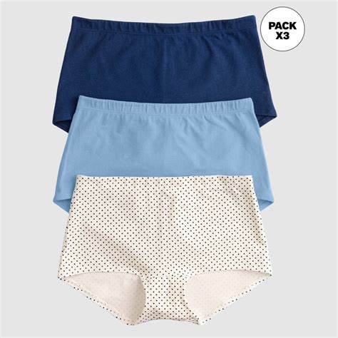Calzón pack bikini Pack de 3 de Algodón para Mujer LEONISA LEONISA falabella