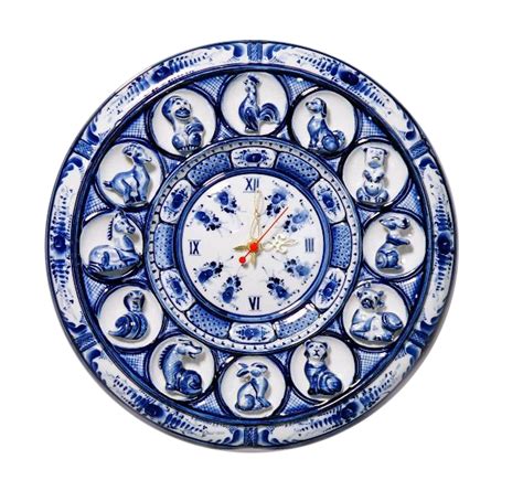 Часы Гжель | Фарфор Гжель Люкс