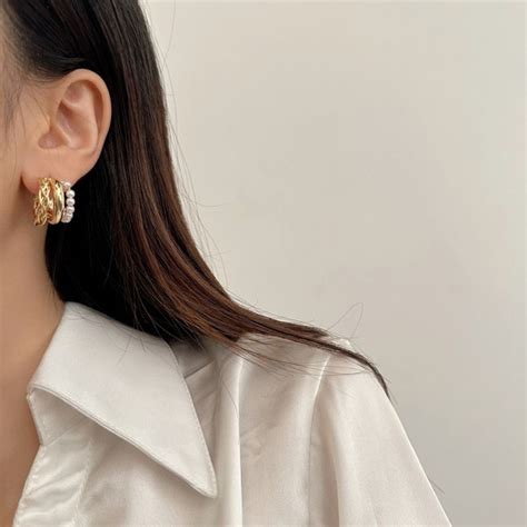 Серьги три кольца DORIZORI Золотистые 2000000025636 купить на OZON по ...