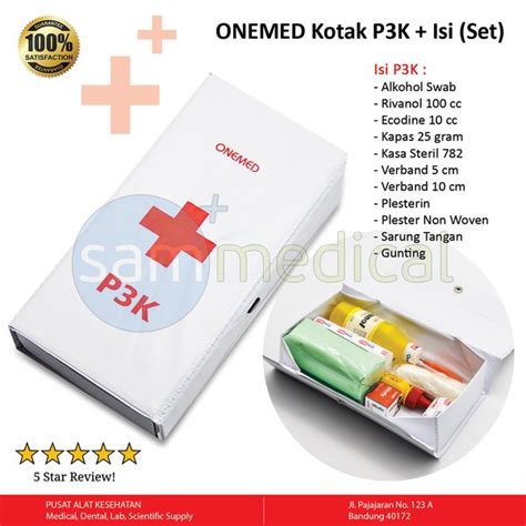 Jual Onemed Kotak P3K Plus Isi Set Di Lapak Sam Medical Official