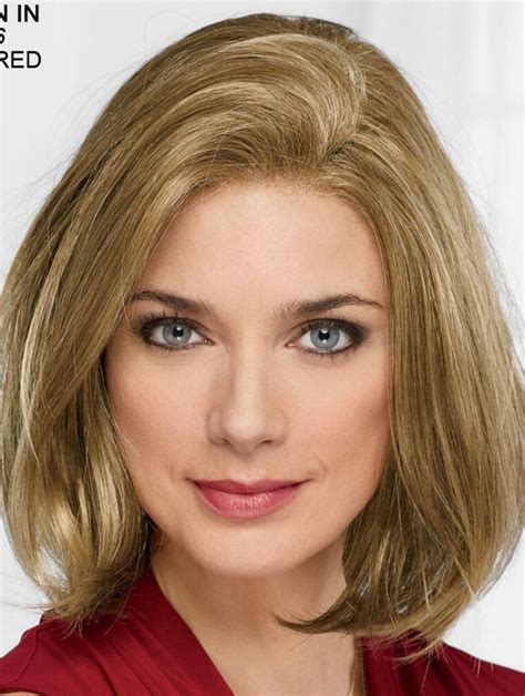 12 Chin Length Blonde Straight Modern Bob Wigs