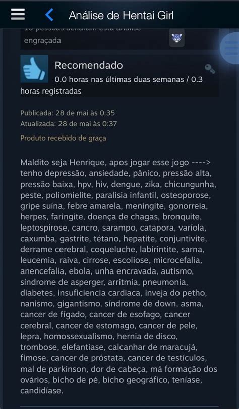 Análise de Hentai Girl engraçada Recomendado 0 0 horas nas últimas duas semanas 0 3 horas