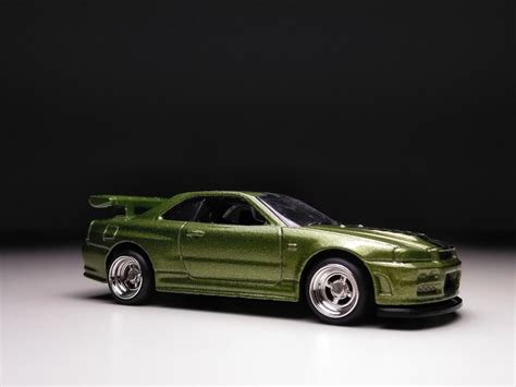 Nissan Skyline R Hot Wheels Custom Real Rubber Tires Etsy