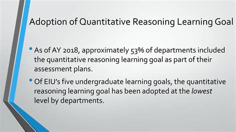 Teaching Quantitative Reasoning Ppt Download