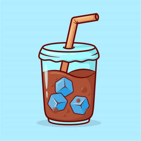 Iced Coffee Cartoon Iced Coffee Cartoon Stock Illustrations 1062