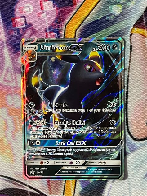 Umbreon GX Black Star Promo SM36 Pokemon TCG Trading Card Game Values