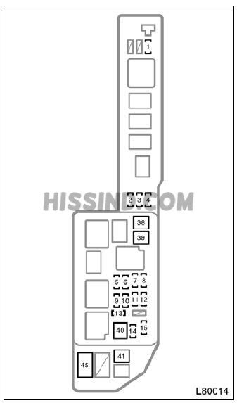 2010 Toyota Camry Fuse Box Diagrams