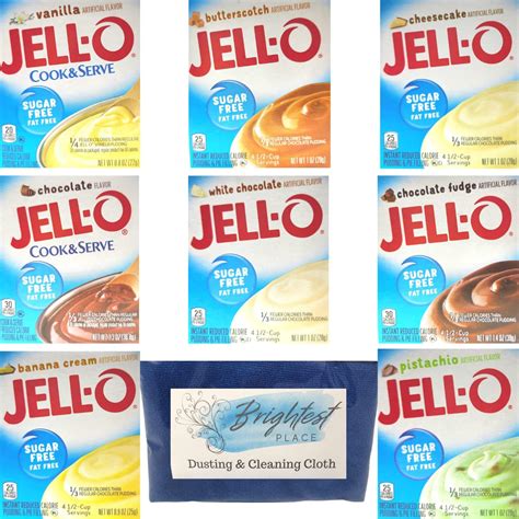 Amazon Jello Sugar Free Pudding Mix Instant Dessert Flavor