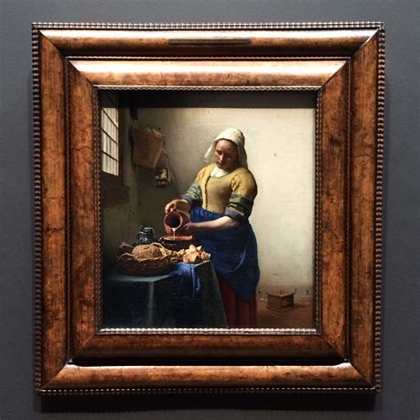 I Had The Great Honor To Meet The Milkmaid By Johannes Vermeer At The